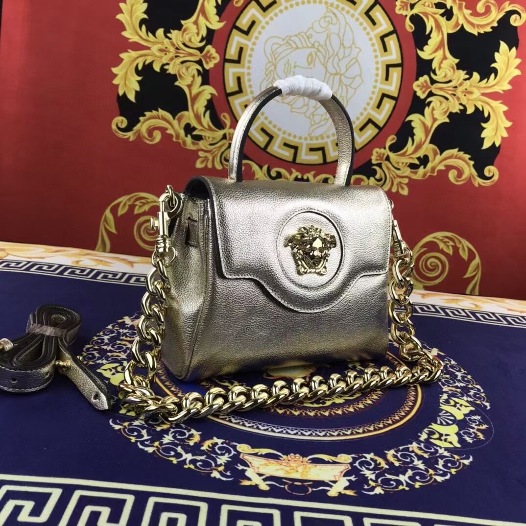 Versace Original Calfskin Leather Bag FS1040 gold