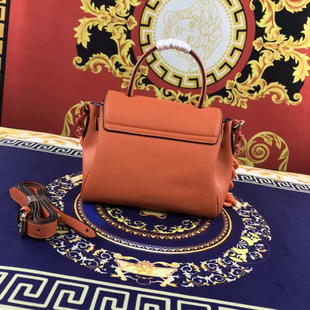 Versace Original Calfskin Leather Bag FS1040 orange