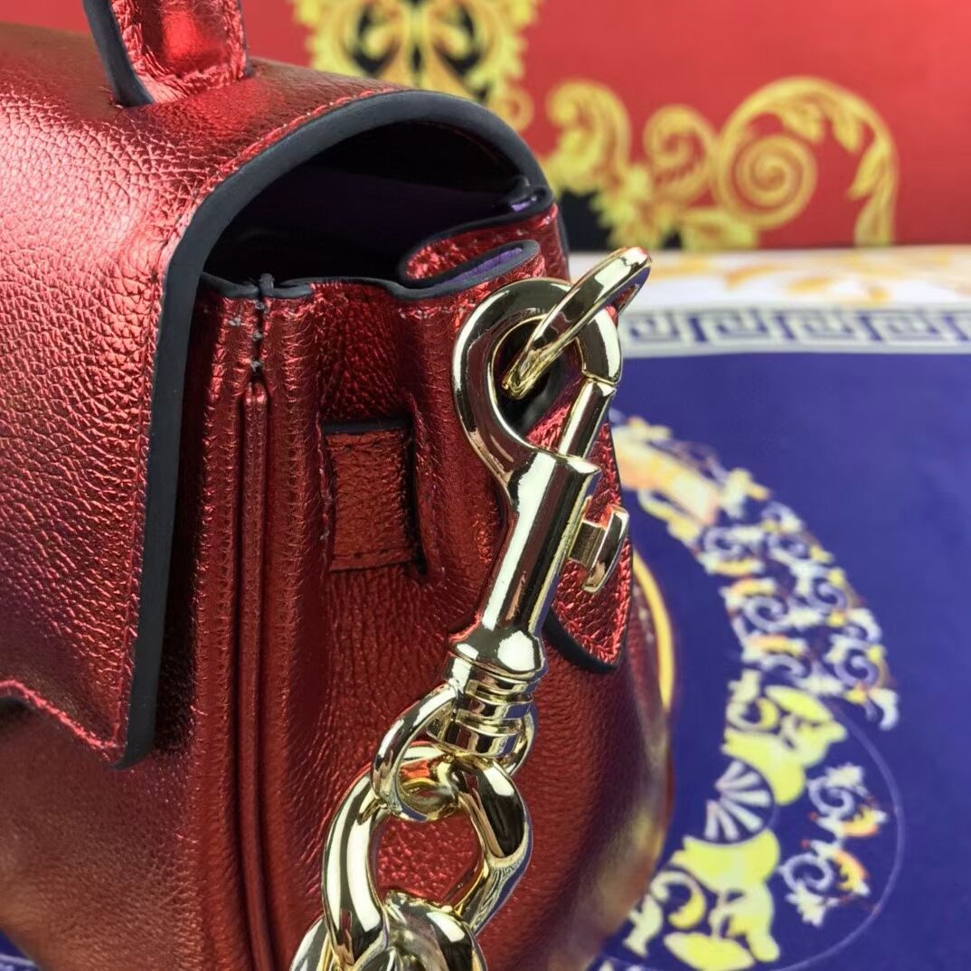 Versace Original Calfskin Leather Bag FS1040 red