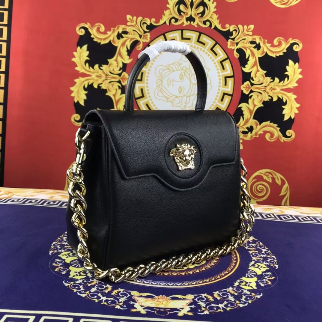 Versace Original medium Calfskin Leather Bag FS1041 black