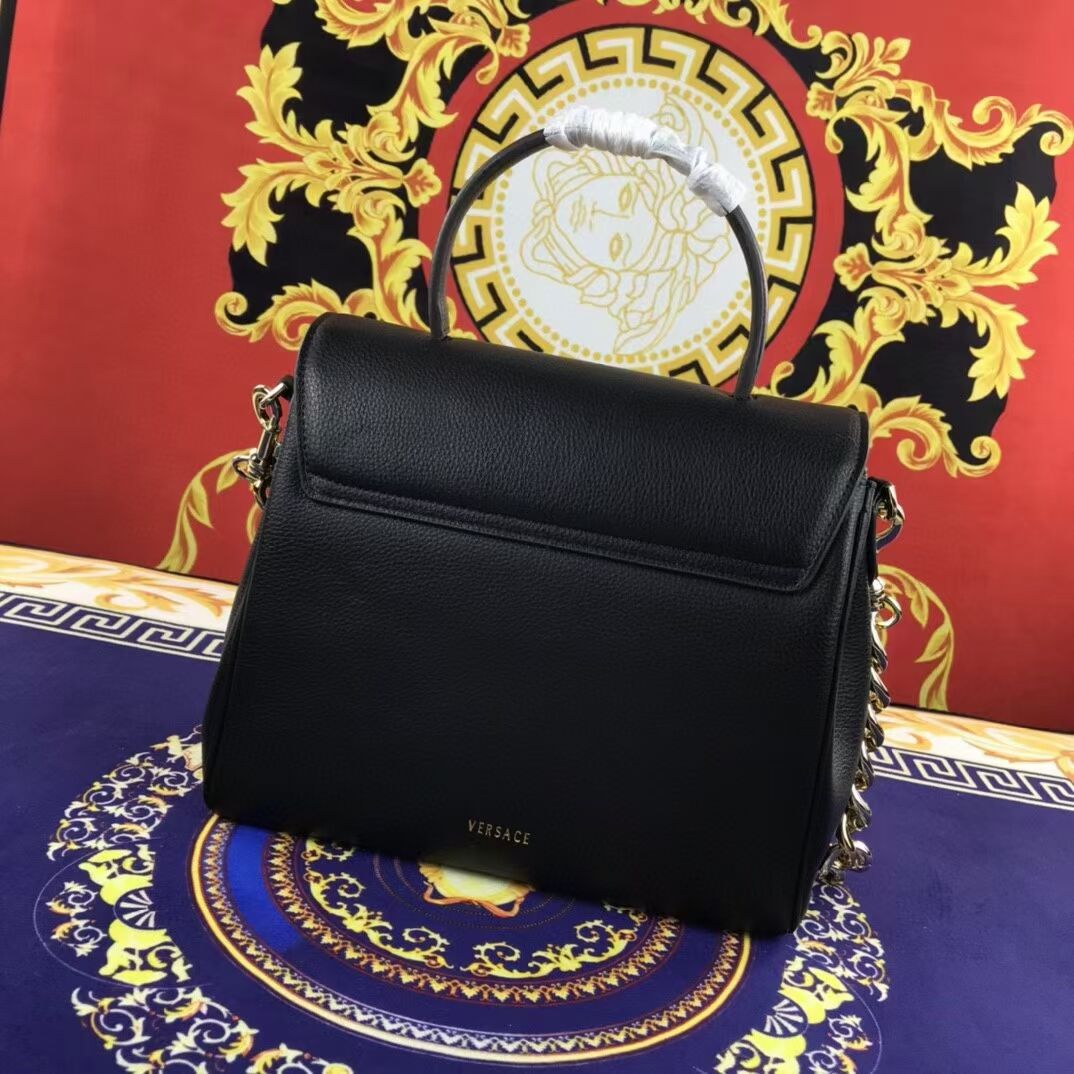 Versace Original medium Calfskin Leather Bag FS1041 black