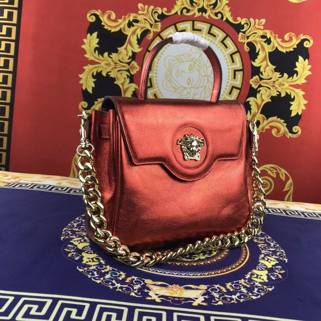 Versace Original medium Calfskin Leather Bag FS1041 red