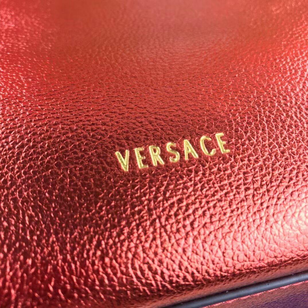 Versace Original medium Calfskin Leather Bag FS1041 red