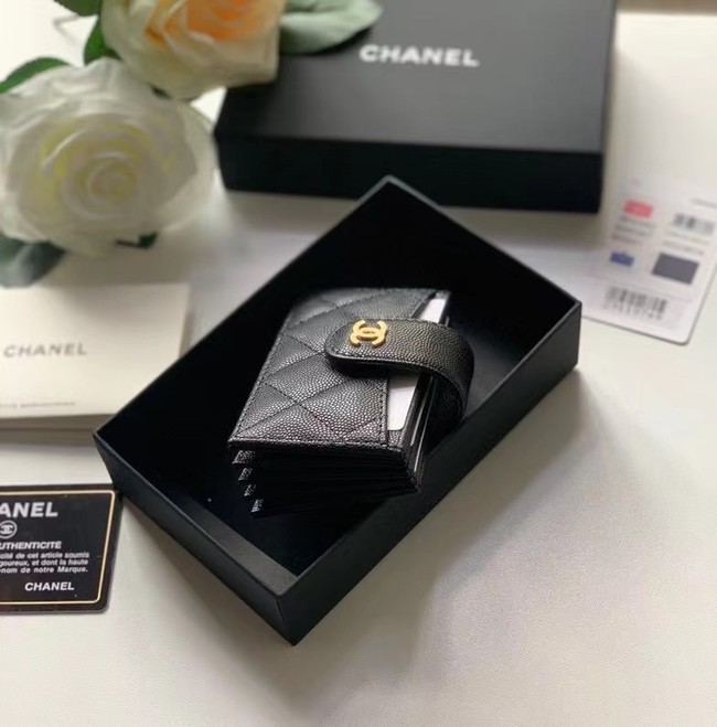 Chanel card holder AP0342 black