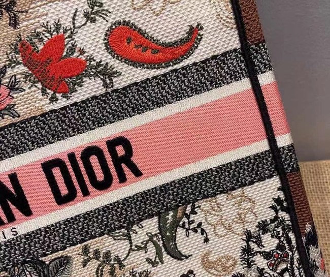 DIOR BOOK TOTE Multicolor Embroidery M1286ZR