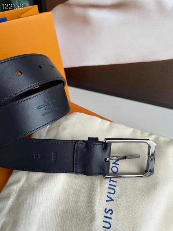 Louis Vuitton calf leather 35MM BELT MP312V