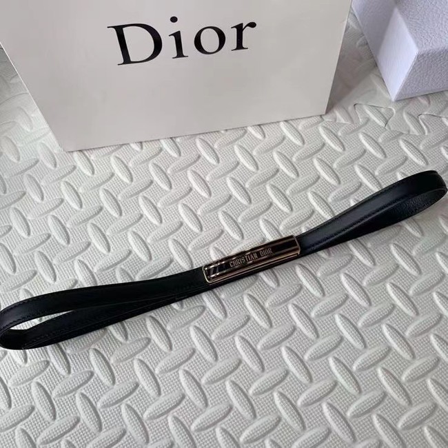 DIOR-ID BELT Raspberry Smooth Calfskin 15 MM B0109UM blacck