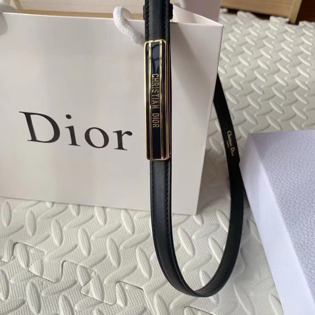 DIOR-ID BELT Raspberry Smooth Calfskin 15 MM B0109UM blacck