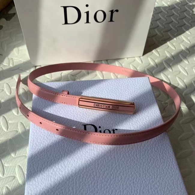 DIOR-ID BELT Raspberry Smooth Calfskin 15 MM B0109UM pink