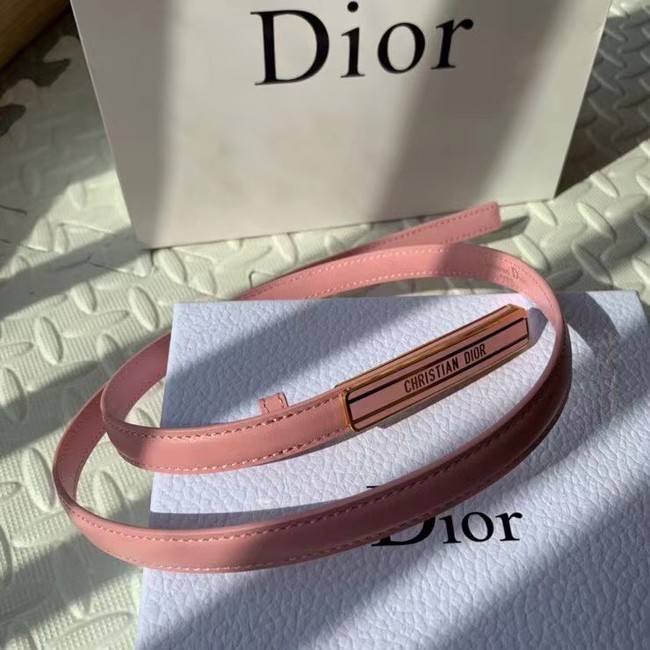 DIOR-ID BELT Raspberry Smooth Calfskin 15 MM B0109UM pink