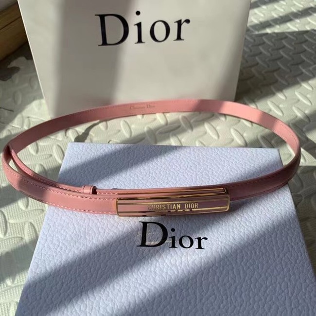 DIOR-ID BELT Raspberry Smooth Calfskin 15 MM B0109UM pink