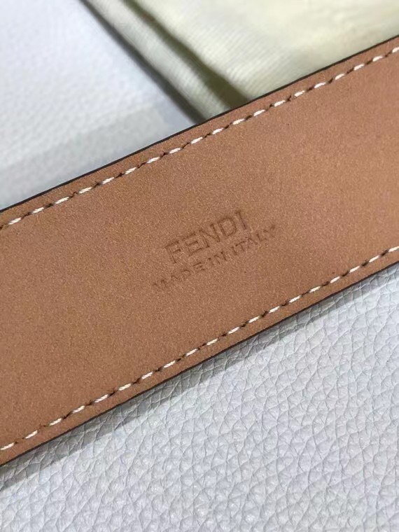 Fendi Leather Belt F2371 30mm