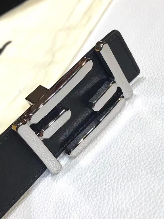 Fendi Leather Belt F2371 30mm