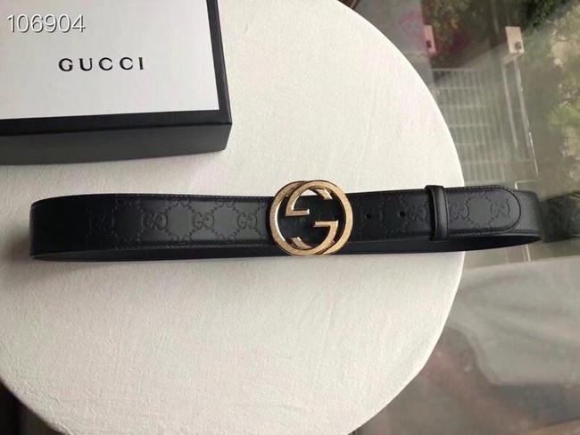 Gucci Reversible Signature leather belt 473031