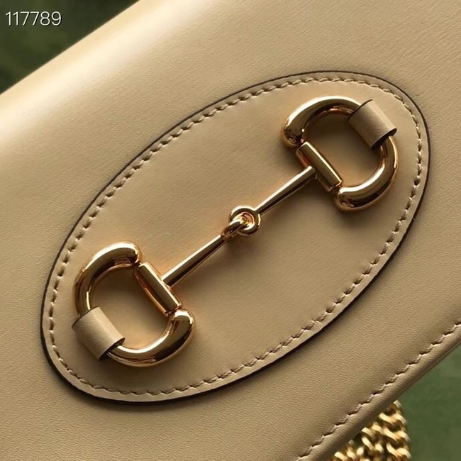 Gucci Horsebit 1955 wallet with chain 621892 Beige