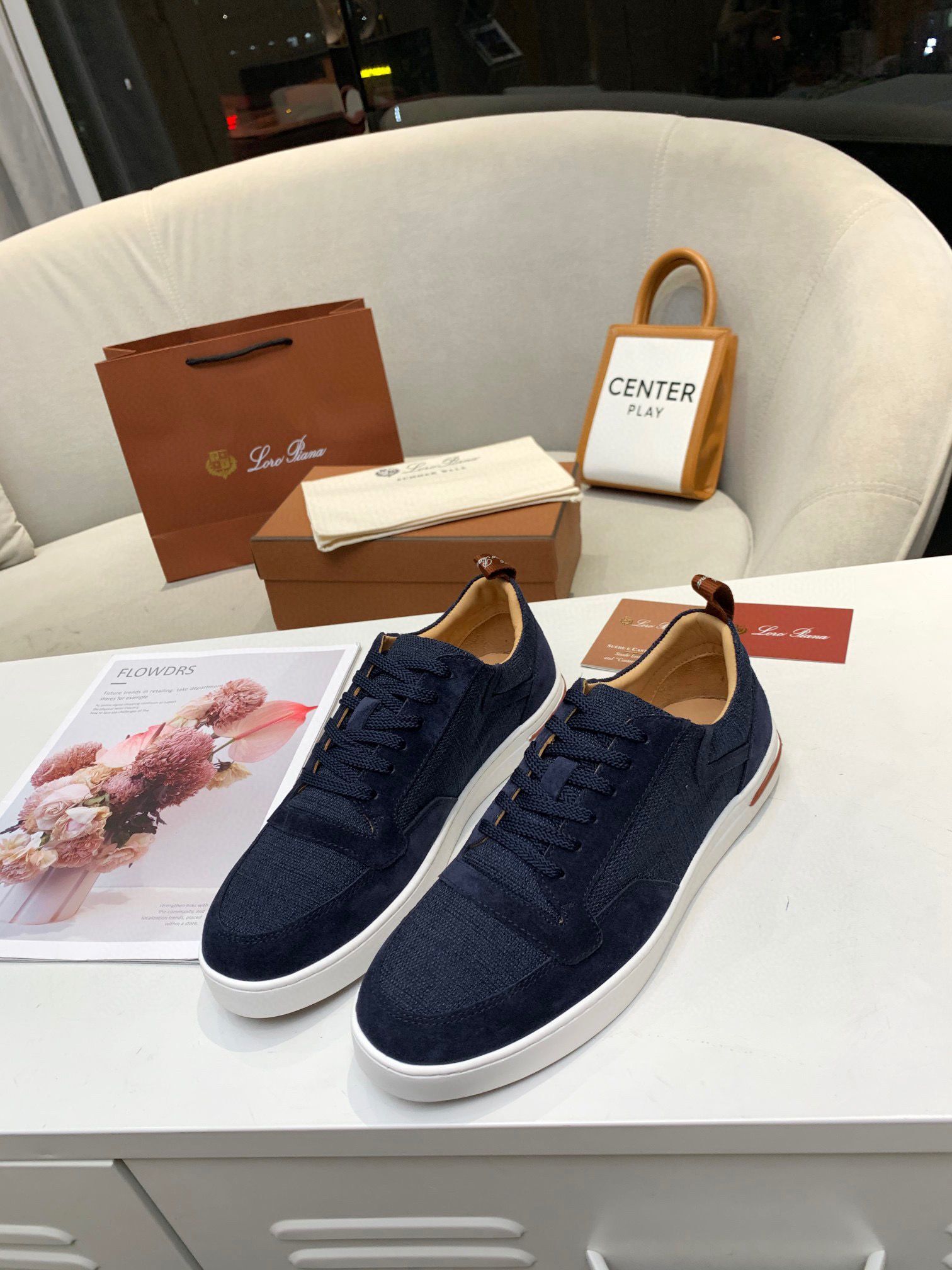 Loro Piana Shoes LP2359 Navy