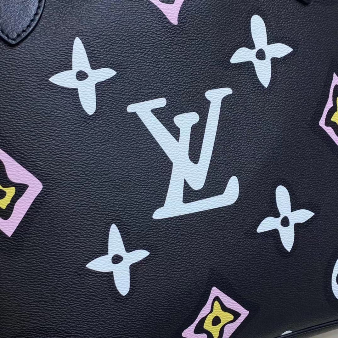 Louis Vuitton Monogram Canvas Neverfull MM M45818 Black