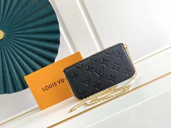  Louis vuitton FELICIE POCHETTE M80679 black