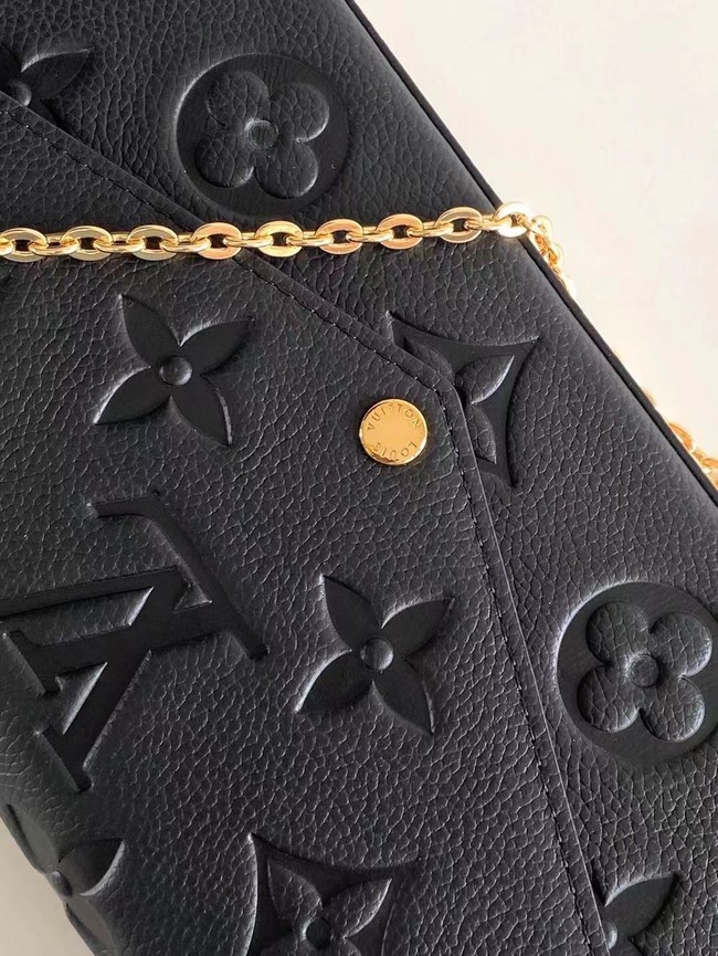  Louis vuitton FELICIE POCHETTE M80679 black