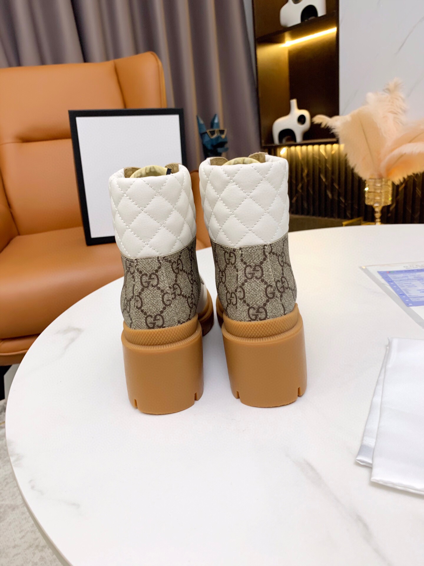 Gucci Boots G36590 Beige