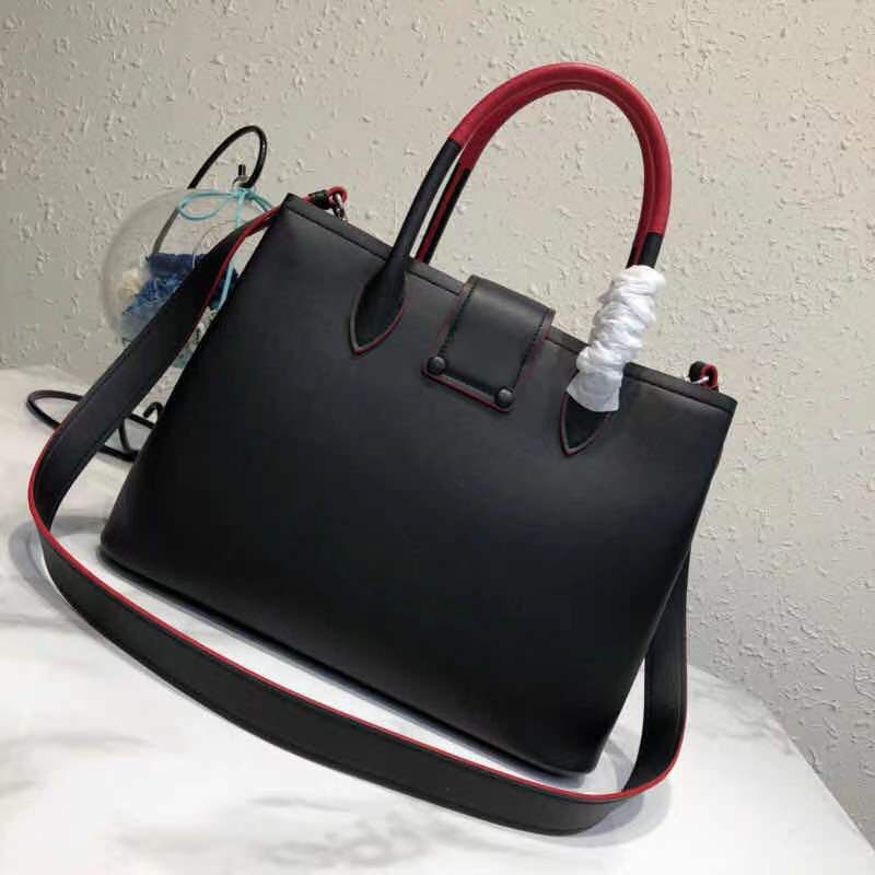 Prada Original leather Bag P13582 Black & Red