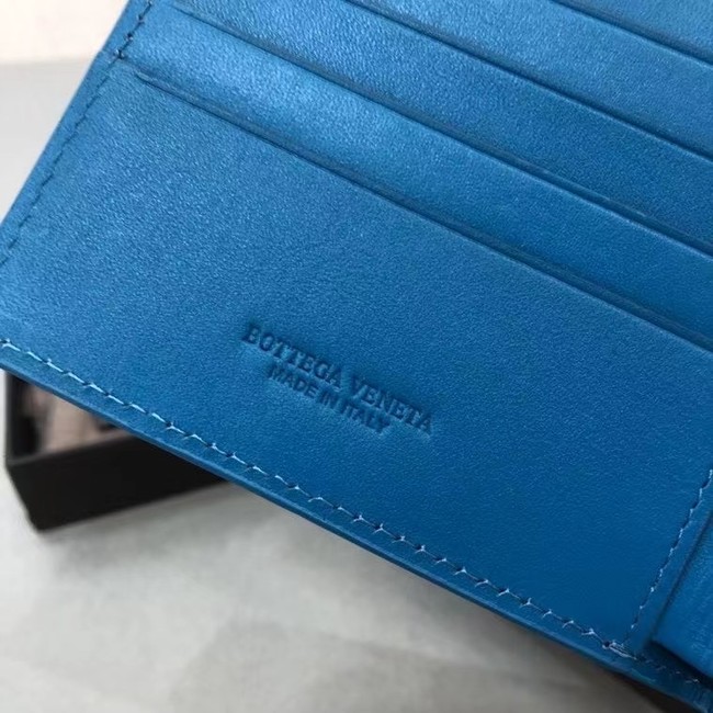 Bottega Veneta BI-FOLD WALLET 649603 blue