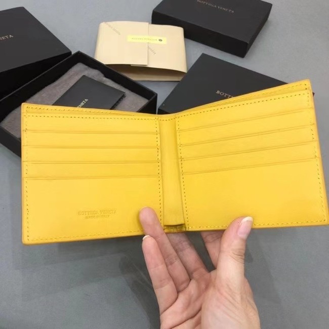 Bottega Veneta BI-FOLD WALLET 649603 yellow