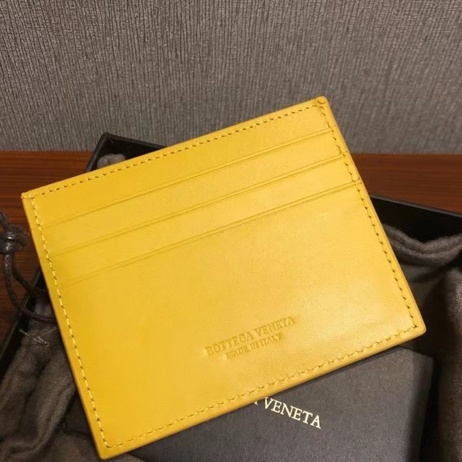 Bottega Veneta Card Holder 133993 yellow