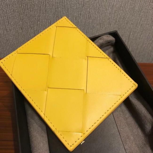 Bottega Veneta Card Holder 133993 yellow