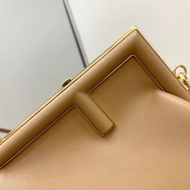 FENDI FIRST SMALL leather bag 8BP129A Cream