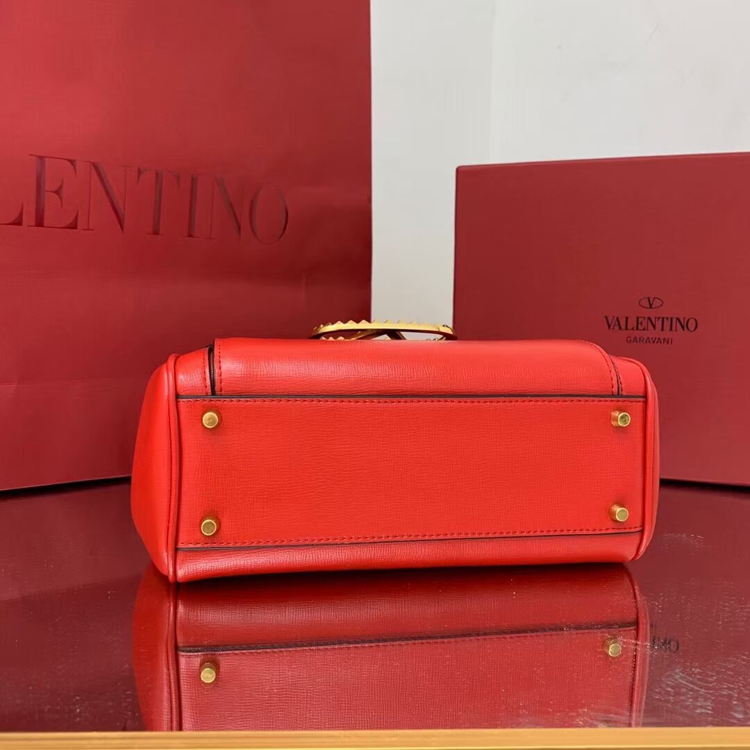 VALENTINO calf leather handbag V0754 red