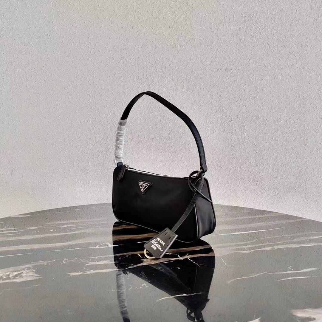 Prada Original Nylon Tote Bag 91633 Black