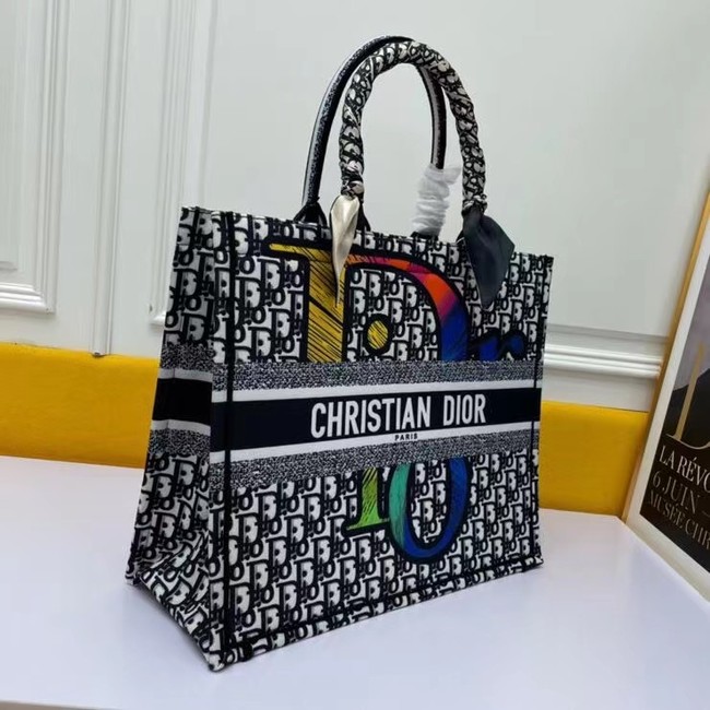 DIOR BOOK TOTE Multicolor Embroidery M1297ZR-10