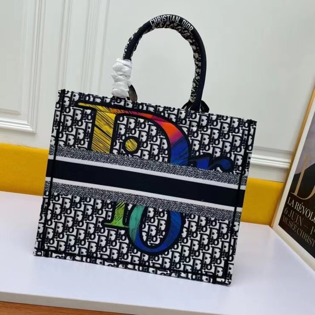 DIOR BOOK TOTE Multicolor Embroidery M1297ZR-10