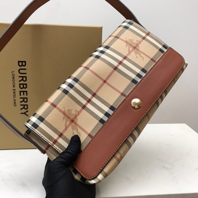 BurBerry Leather Shoulder Bag 80118 brown