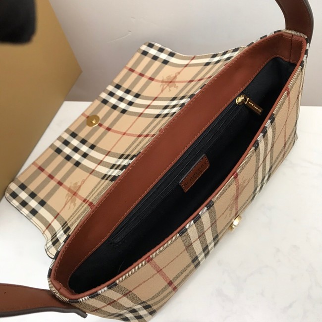 BurBerry Leather Shoulder Bag 80118 brown