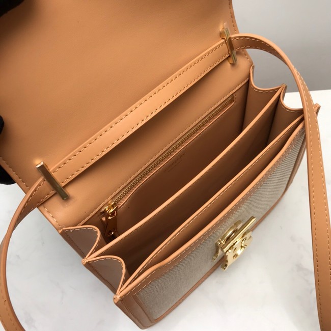 BurBerry Leather Shoulder Bag 80146 apricot