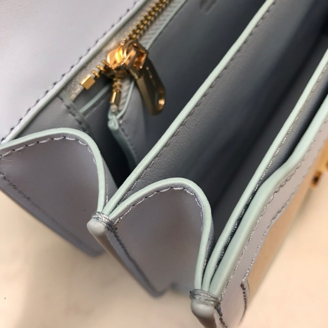 BurBerry Leather Shoulder Bag 80146 light blue