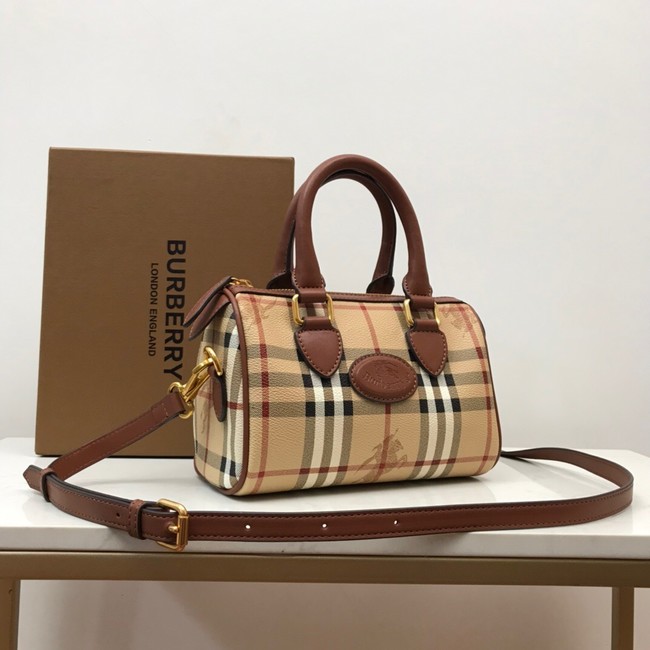 BurBerry Leather Shoulder Bag 82012 brown