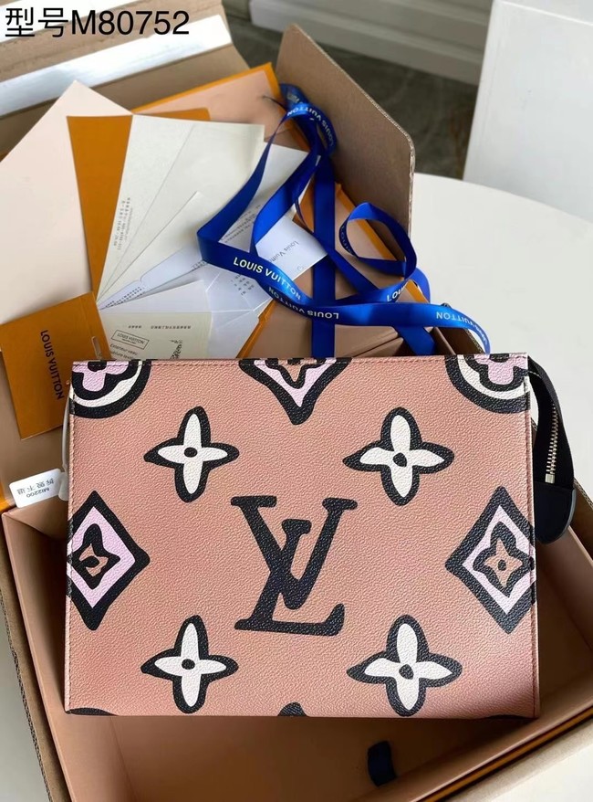 Louis Vuitton POCHETTE VOYAGE MM M80752 Arizona Beige