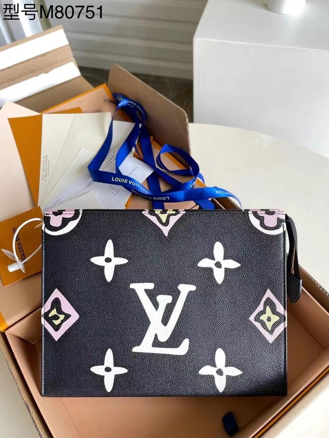 Louis Vuitton POCHETTE VOYAGE MM M80752 black