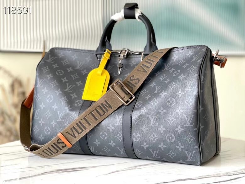 Louis Vuitton KEEPALL BANDOULIERE 45 M40569 black