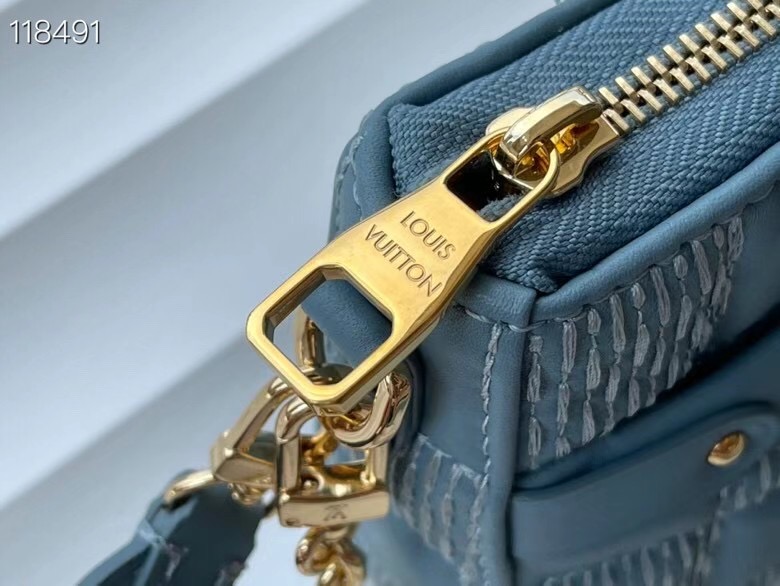 Louis Vuitton POCHETTE TROCA M59048 sky blue