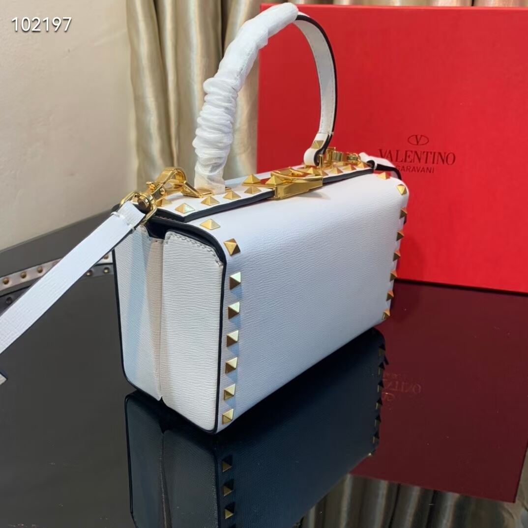 VALENTINO Origianl leather shoulder bag V4273 white