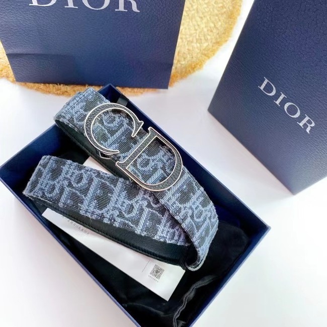 DIOR-ID BELT Canvas 35 MM B0111UM  blue