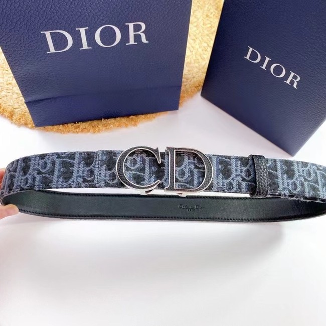 DIOR-ID BELT Canvas 35 MM B0111UM  blue