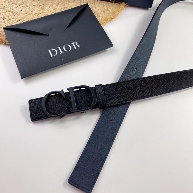 DIOR-ID BELT Raspberry Smooth Calfskin 35 MM B0111UM black