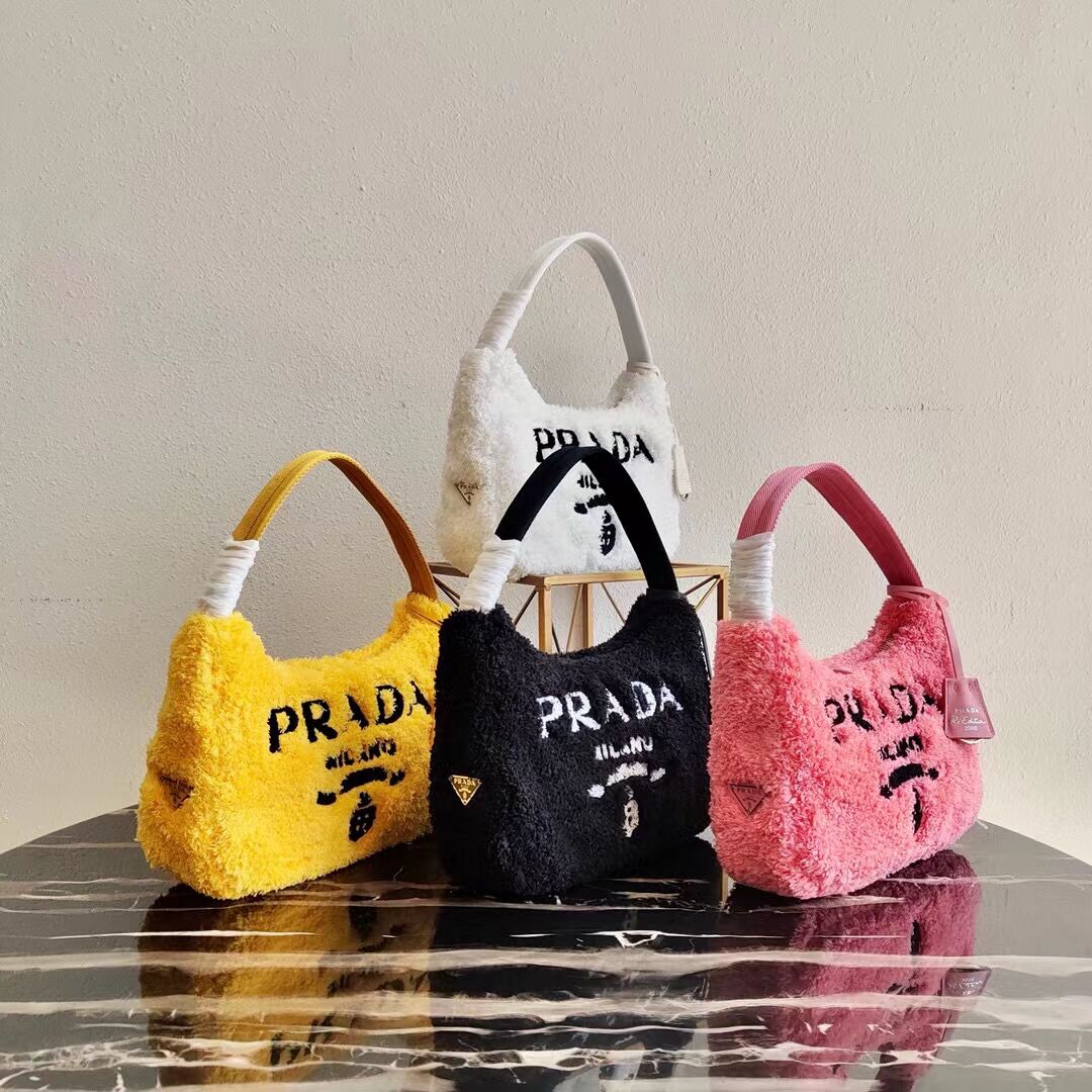 Prada Re-Edition 2000 terry mini-bag 1NE515 pink