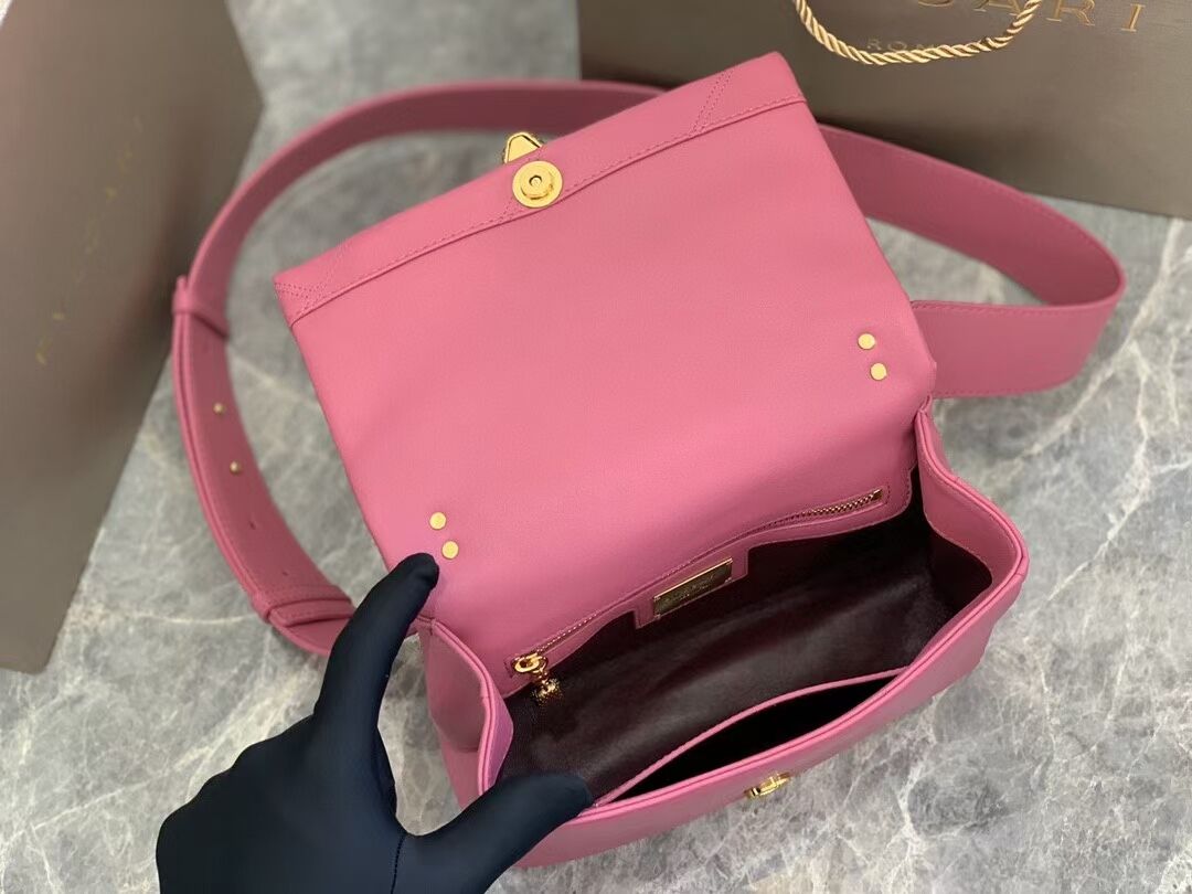 Bvlgari Serpenti Forever leather crossbody bag B219069 rose