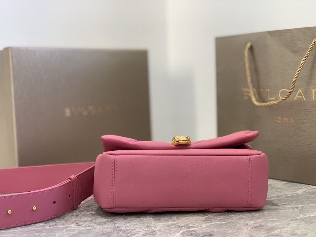 Bvlgari Serpenti Forever leather crossbody bag B219069 rose